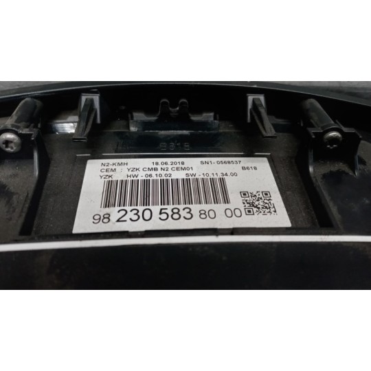 QUADRO STRUMENTI CITROEN C3 2016>2020 usato