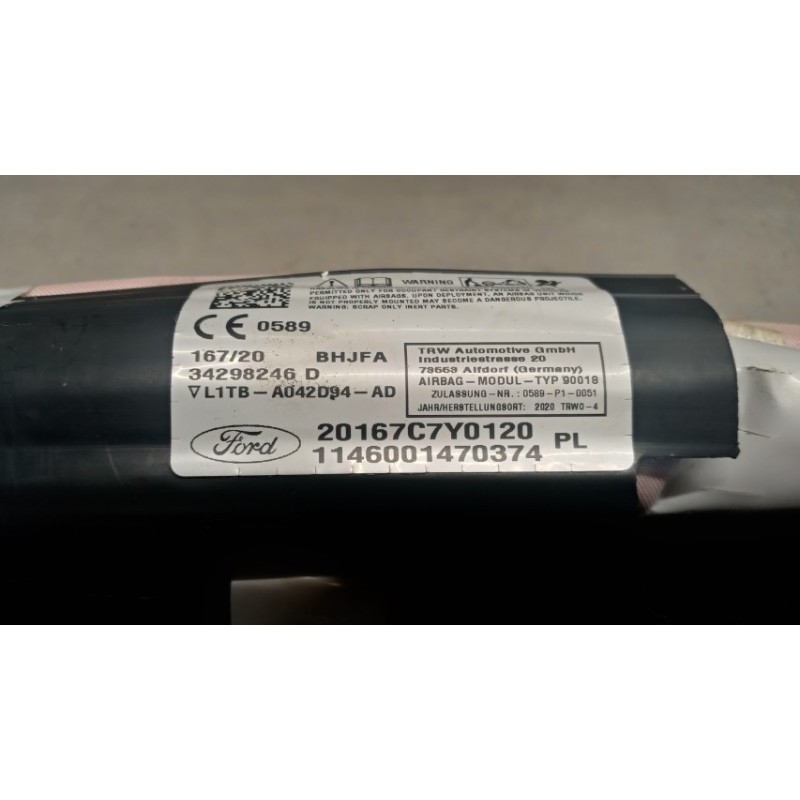 FORD AIR BAG TETTO DESTRO FORD Puma 2019> usato