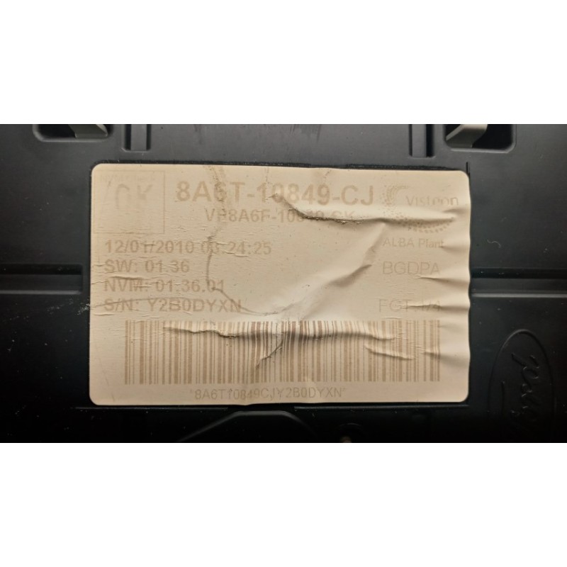 FORD QUADRO STRUMENTI FORD Fiesta 2008>2013 usato