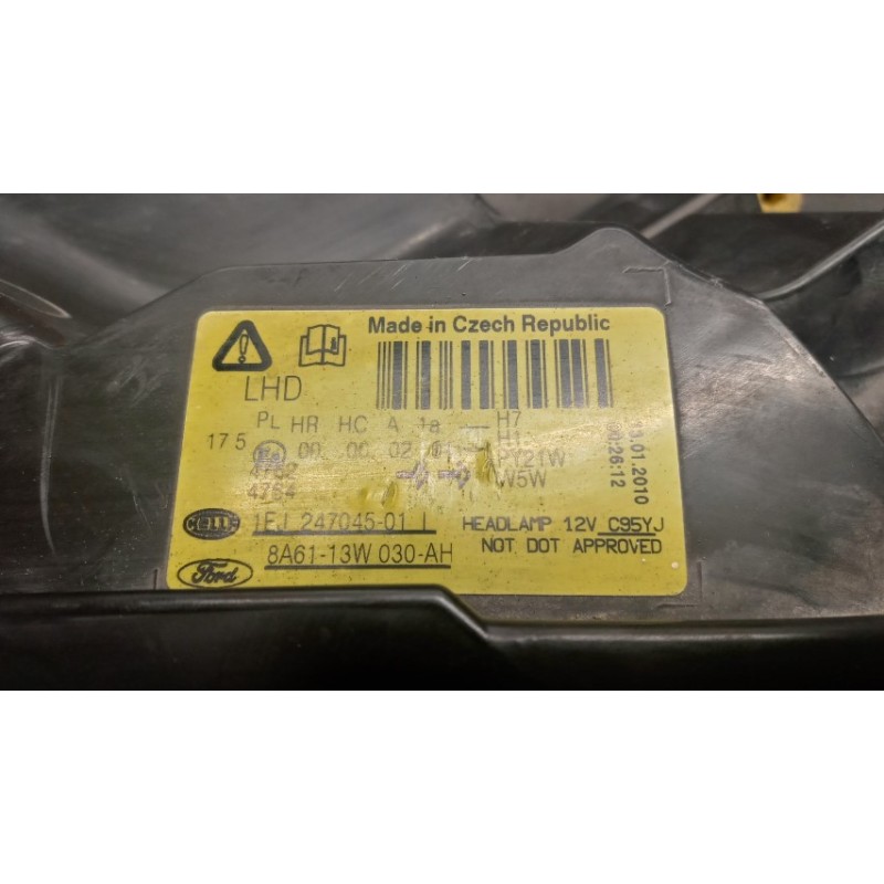 FORD FRONT LEFT FLASHLIGHT  FORD Fiesta 2008>2013 used