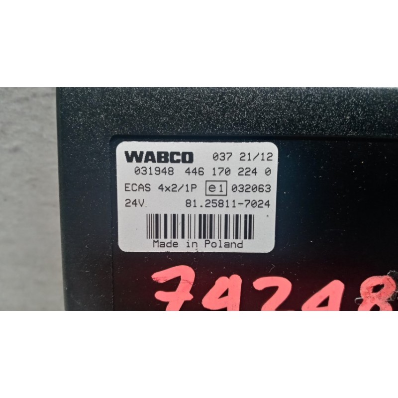 MAN VARIOUS CONTROL UNITS A  MAN TGX  used