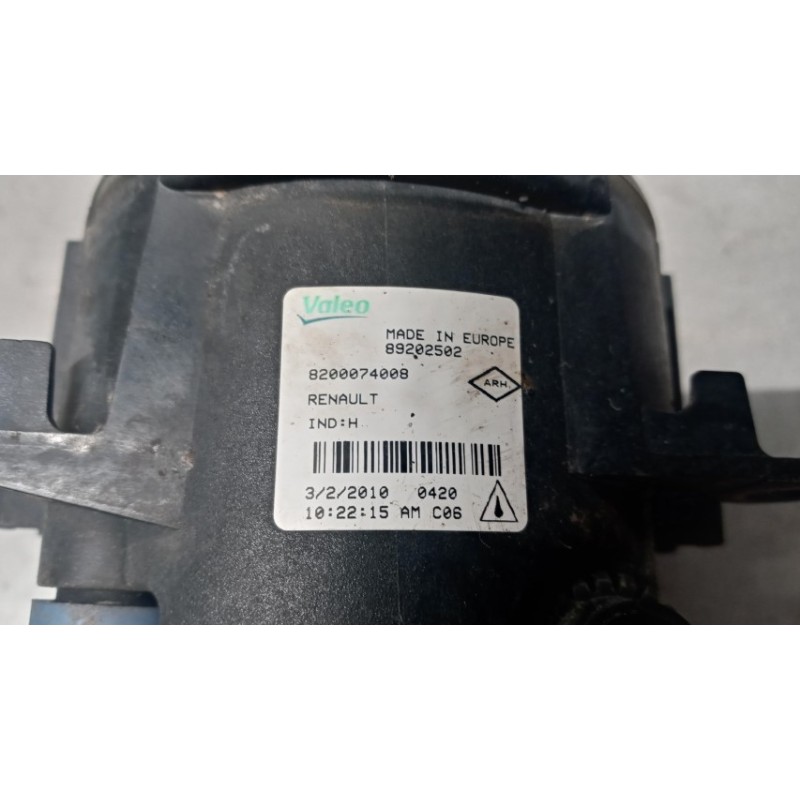 RENAULT van RIGHT FOG LIGHT LAMP RENAULT van Master 2003>2010 used