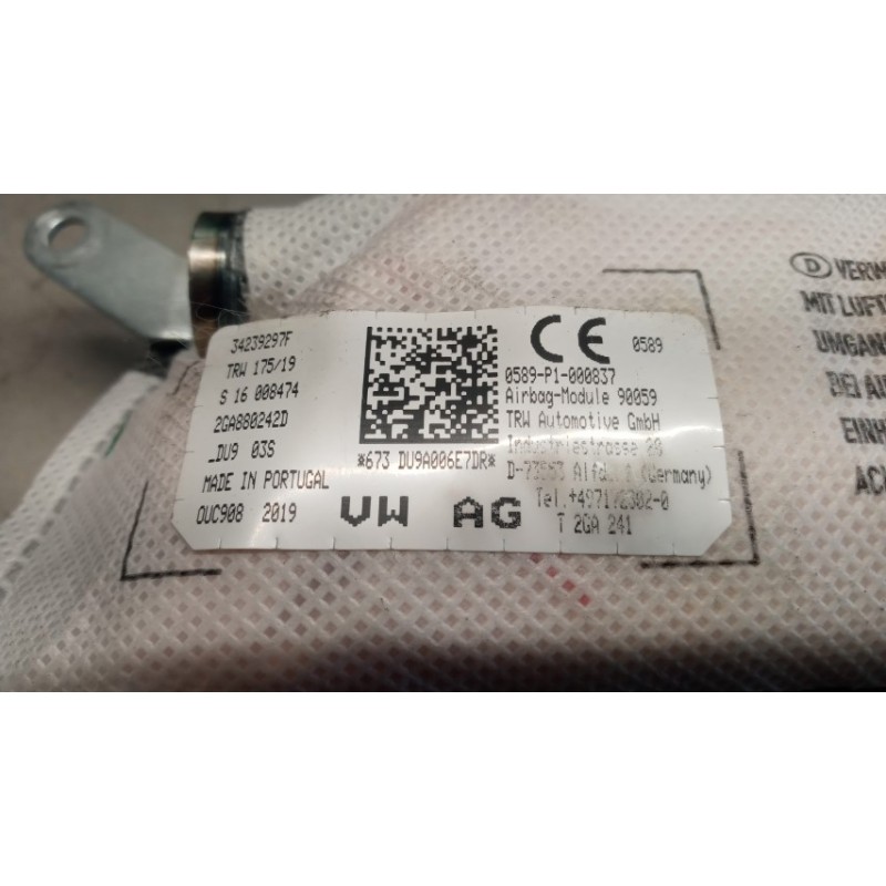 VOLKSWAGEN CURTAIN AIRBAG RIGHT  VOLKSWAGEN T-Roc 2017>2021 used