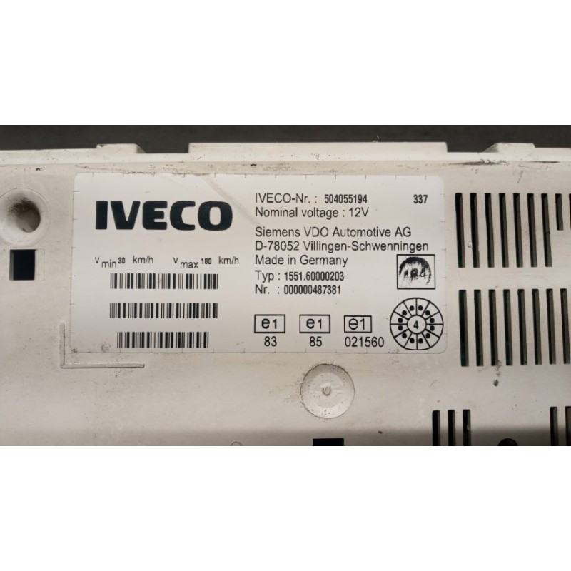 IVECO QUADRO STRUMENTI IVECO Daily 2000>2006 usato