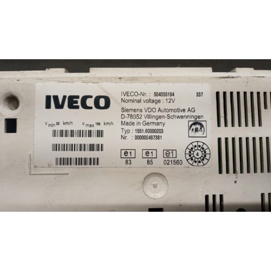 QUADRO STRUMENTI IVECO Daily 2000>2006 usato