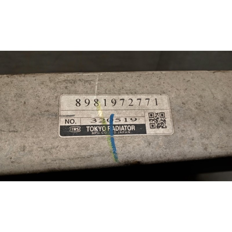 ISUZU INTERCOOLERS HEAT RADIATOR  ISUZU N2R used