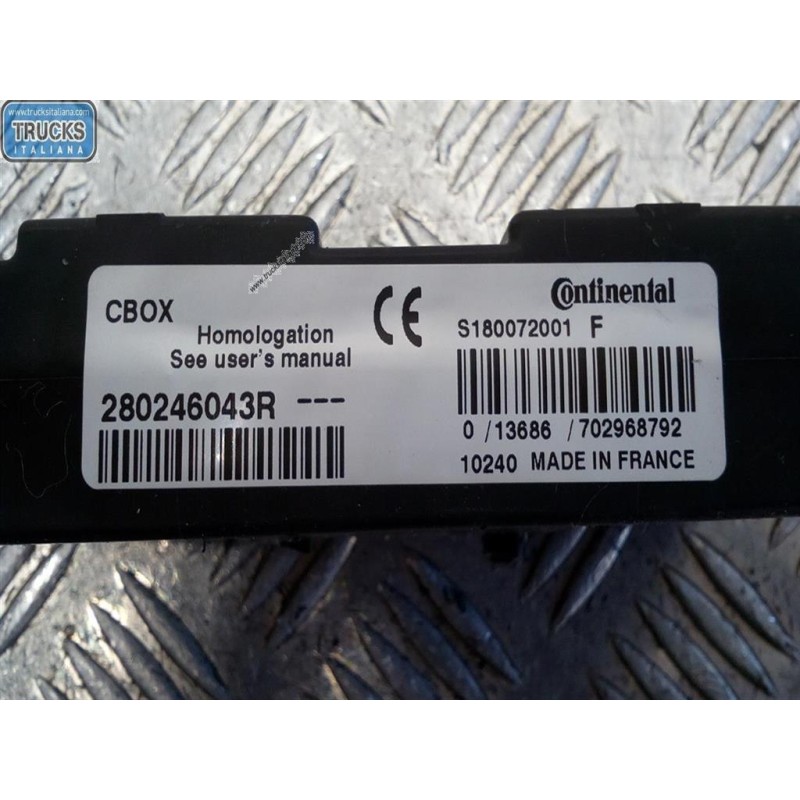 RENAULT VARIOUS CONTROL UNITS  RENAULT Scenic 2009>2012 used