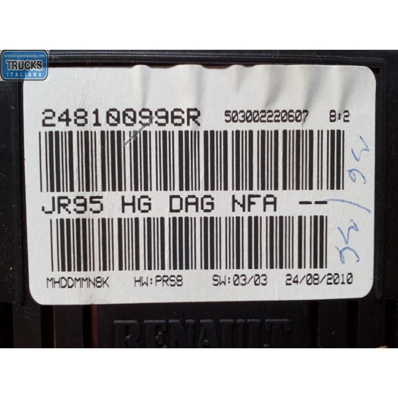 RENAULT INSTRUMENT PANEL RENAULT Scenic 2009>2012 used