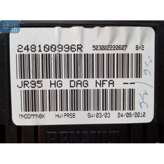 QUADRO STRUMENTI RENAULT Scenic 2009>2012 usato