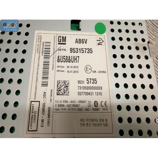 AUTORADIO CHEVROLET Aveo 2011> usato