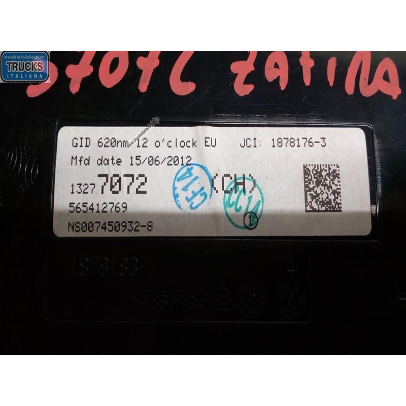 OPEL VARIOUS DISPLAY  OPEL Zafira C 2011>2016 used