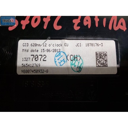 VARIOUS DISPLAY  OPEL Zafira C 2011>2016 used