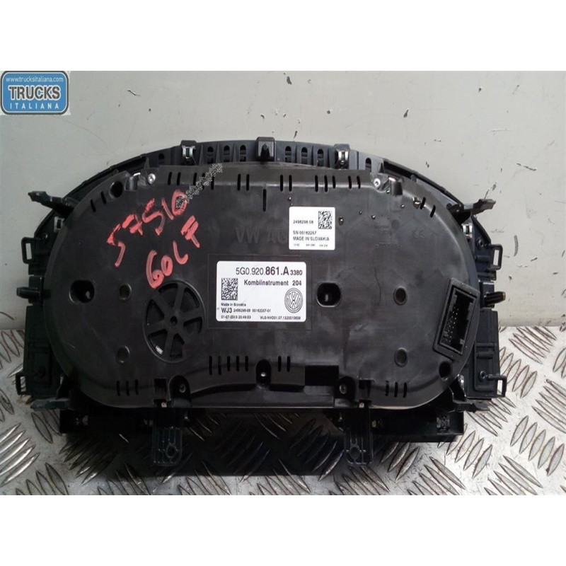VOLKSWAGEN INSTRUMENT PANEL VOLKSWAGEN Golf 7 2012>2016 used