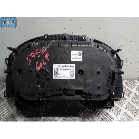 QUADRO STRUMENTI VOLKSWAGEN Golf 7 2012>2016 usato