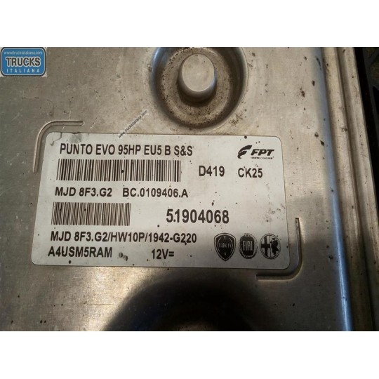 CENTRALINA MOTORE FIAT F.Punto 2012> usato