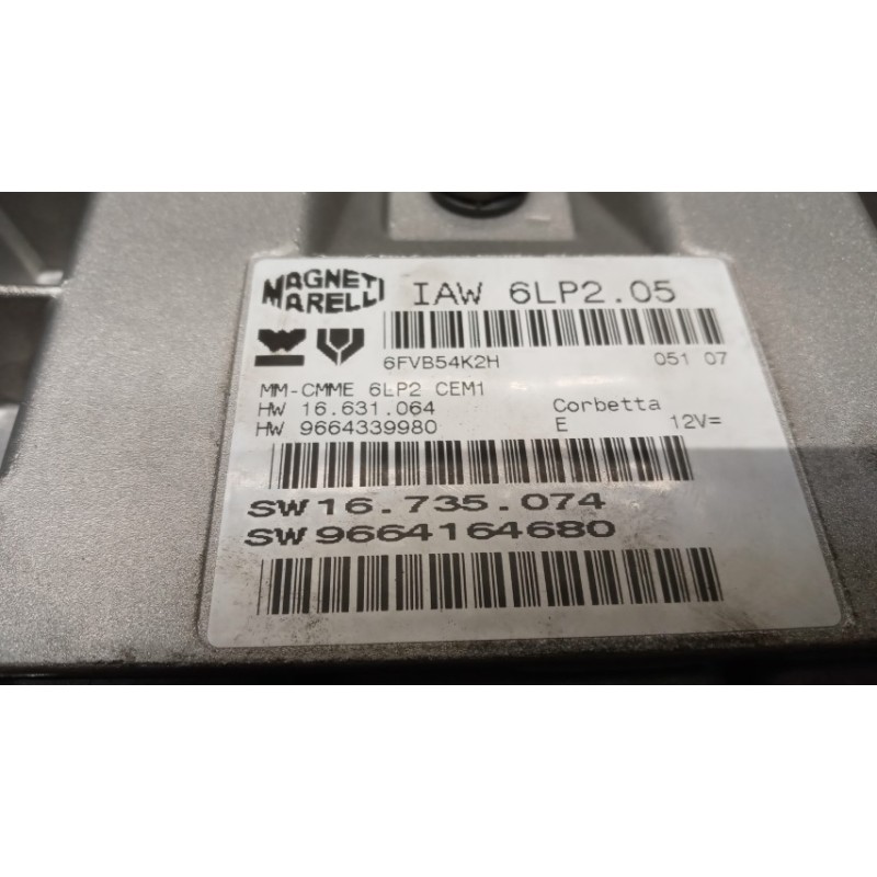 PEUGEOT CENTRALINA MOTORE PEUGEOT 307 2005>2008 usato