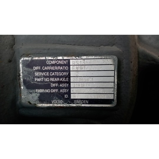 GRUPPO DIFFERENZIALE POSTERIORE VOLVO truck FH13 usato