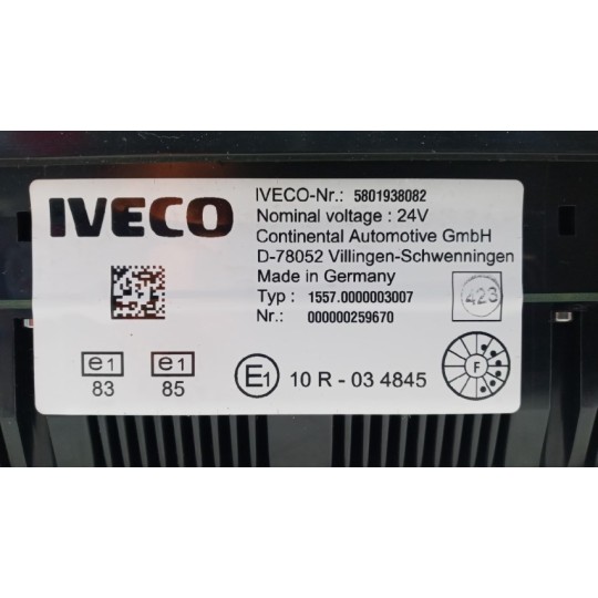 INSTRUMENT PANEL IVECO Stralis 2013> used