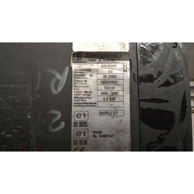 IVECO WEBASTO IVECO Stralis 2013> usato