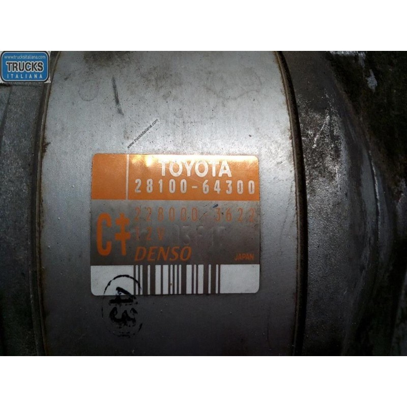 TOYOTA STARTER MOTOR TOYOTA Rav 4 2002>2006 used