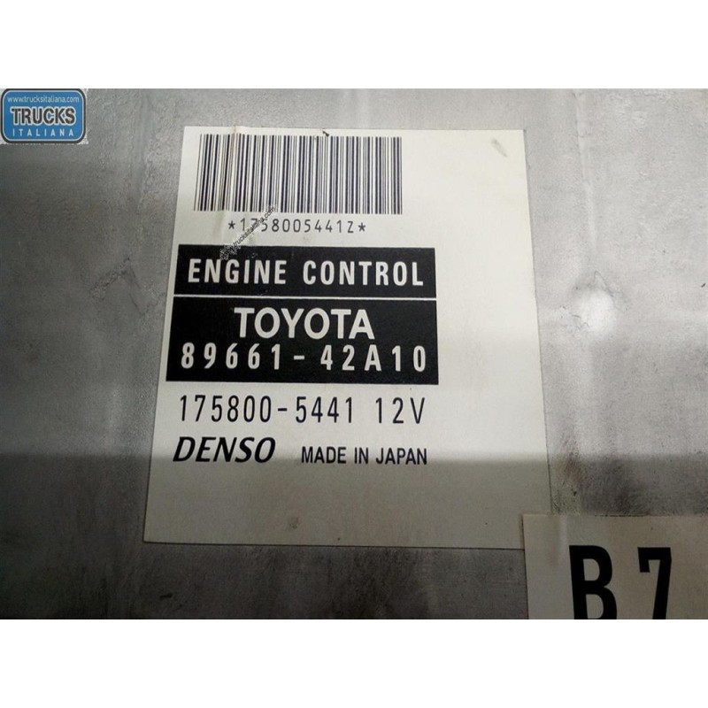 TOYOTA ENGINE UNIT TOYOTA Rav 4 2002>2006 used