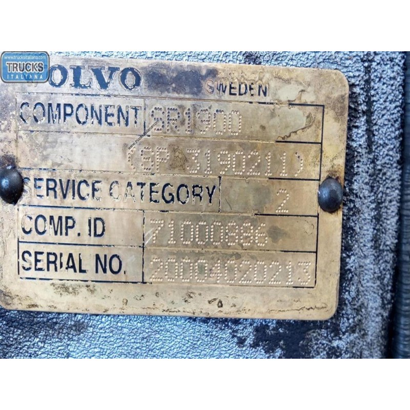 VOLVO truck GEARBOXES  VOLVO truck FH12 I 1993>2002 used