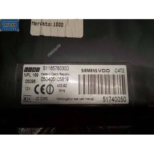 CENTRALINA MOTORE FIAT Panda 2003>2010 usato