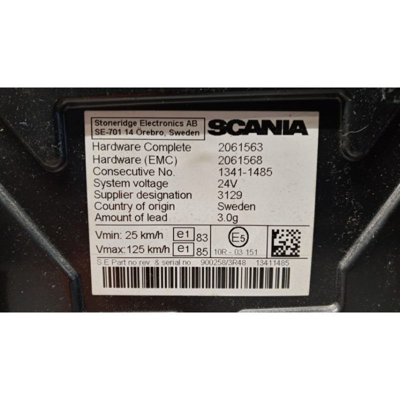 SCANIA QUADRO STRUMENTI SCANIA Serie G 2005> usato