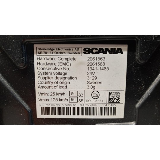 QUADRO STRUMENTI SCANIA Serie G 2005> usato
