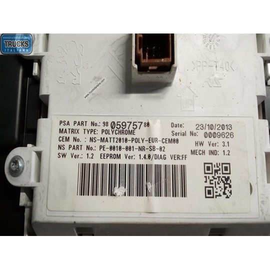 QUADRO STRUMENTI PEUGEOT 508 2010>2018 usato