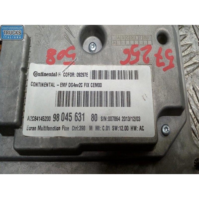 PEUGEOT VARIOUS DISPLAY  PEUGEOT 508 2010>2018 used