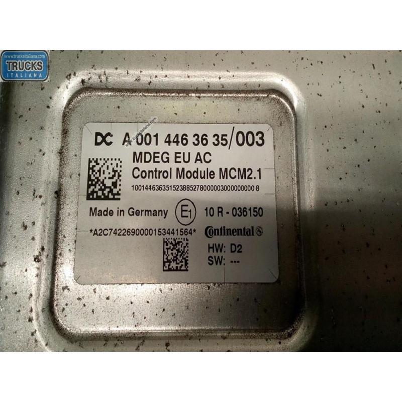 MERCEDES-BENZ truck CENTRALINA MOTORE MERCEDES-BENZ truck Atego euro 6 2014> usato