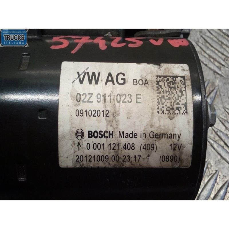 VOLKSWAGEN STARTER MOTOR VOLKSWAGEN Touran 2010> used