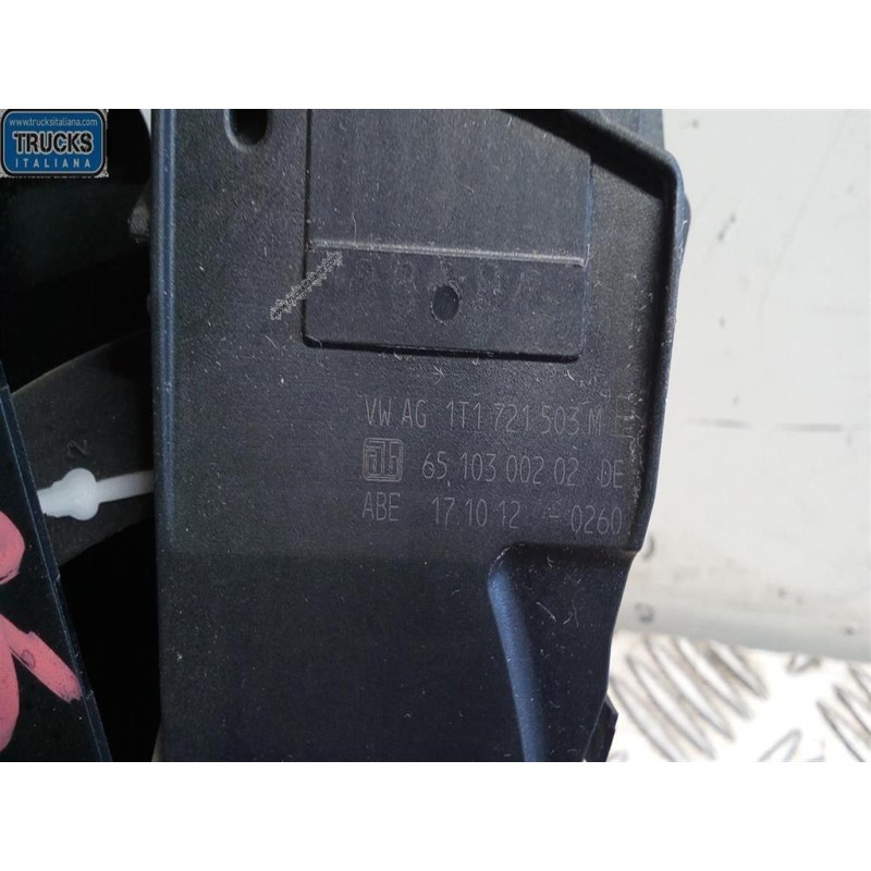 VOLKSWAGEN ELETRONIC THROTTLE PEDAL  VOLKSWAGEN Touran 2010> used