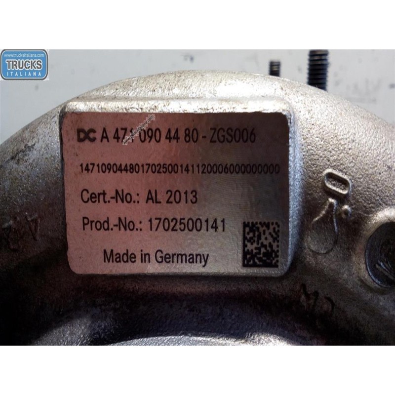 MERCEDES-BENZ truck TURBINA MERCEDES-BENZ truck Actros euro 6 2014>2021 usato