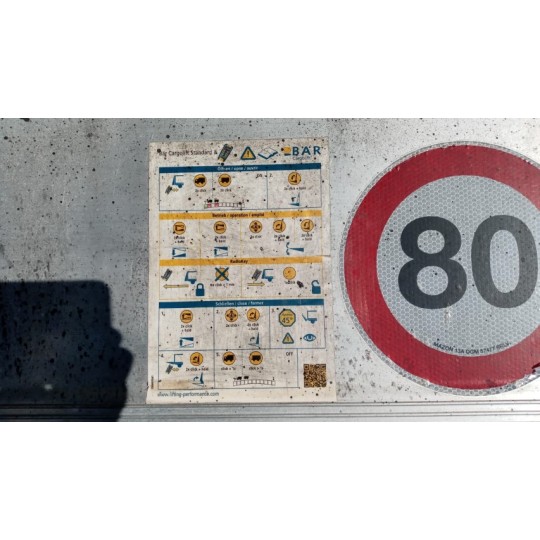 TAIL LIFT SCANIA Serie G 2016> used