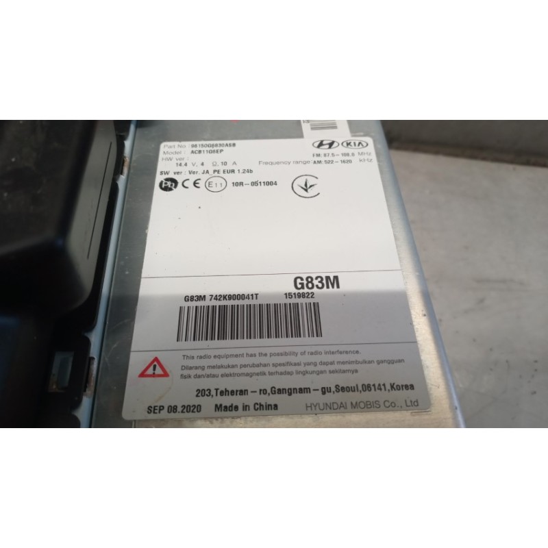 KIA CAR RADIO KIA Picanto 2017> used