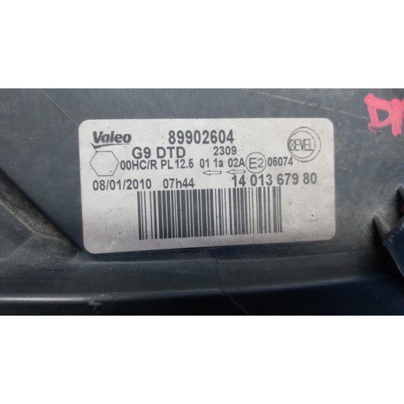 CITROEN FARO ANTERIORE DESTRO CITROEN Jumpy 2007> 2012 usato