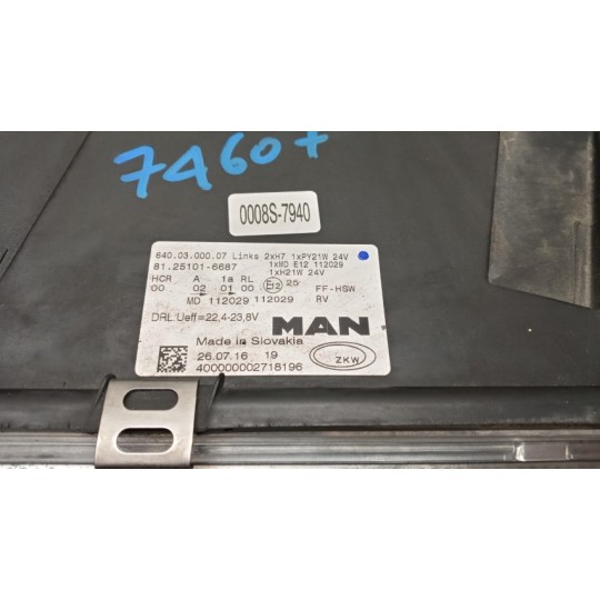 FARO ANTERIORE SINISTRO MAN TGS usato