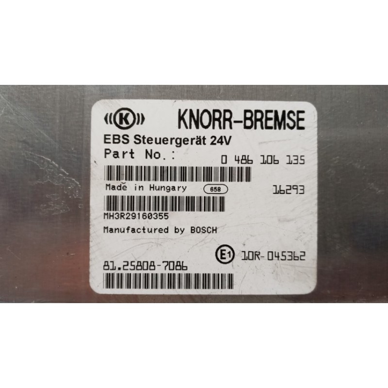 MAN CENTRALINA EBS CONTROLLO FRENATA MAN TGS usato