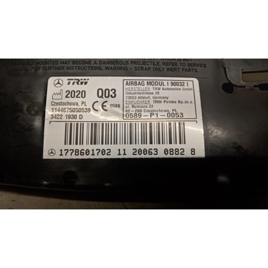 CURTAIN AIRBAG LEFT MERCEDES-BENZ Classe A (W177) 2018> used