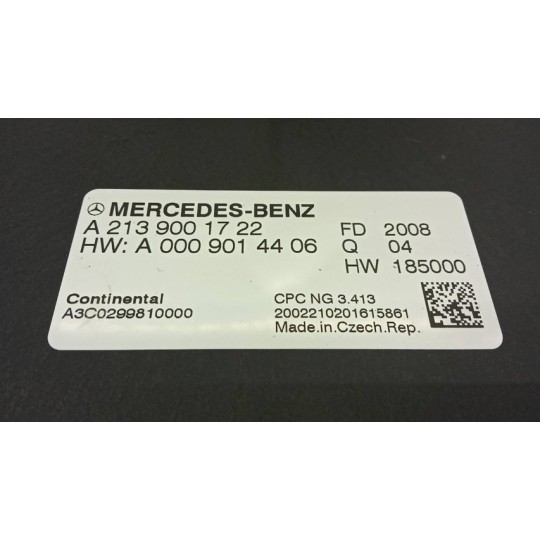 VARIOUS CONTROL UNITS  MERCEDES-BENZ Classe A (W177) 2018> used