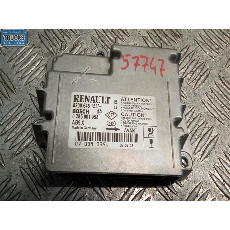RENAULT CENTRALINA AIR BAG RENAULT Clio 2005>2009 usato
