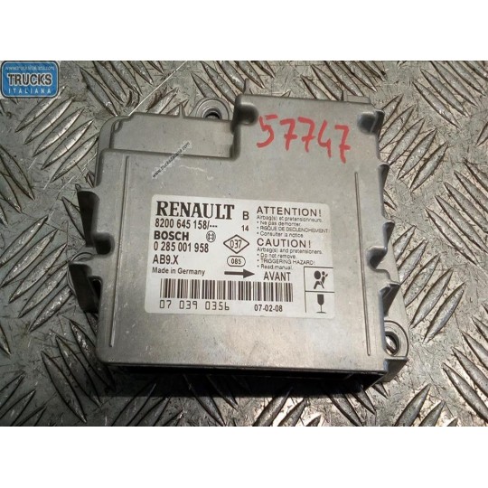 CENTRALINA AIR BAG RENAULT Clio 2005>2009 usato