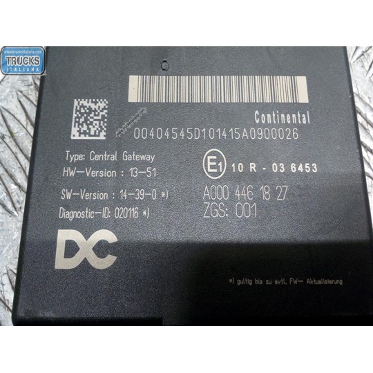 CENTRALINE VARIE C MERCEDES-BENZ truck Actros euro 6 2014>2021 usato