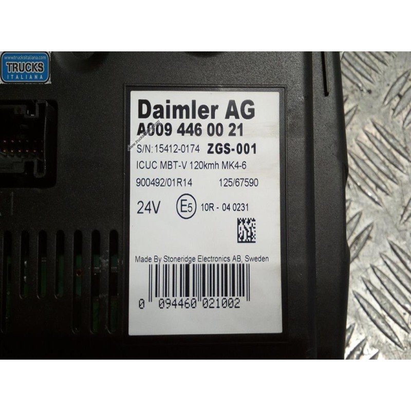 MERCEDES-BENZ truck QUADRO STRUMENTI MERCEDES-BENZ truck Actros euro 6 2014>2021 usato