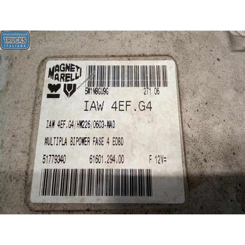 FIAT CENTRALINA MOTORE FIAT Multipla 2004>2010 usato