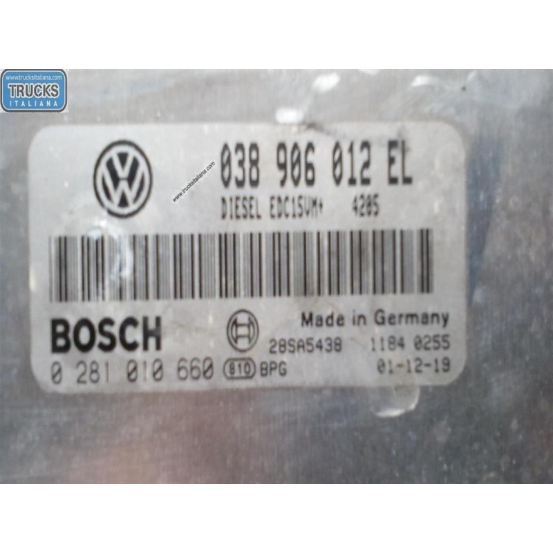 VOLKSWAGEN ENGINE UNIT VOLKSWAGEN Polo 2001>2005 used