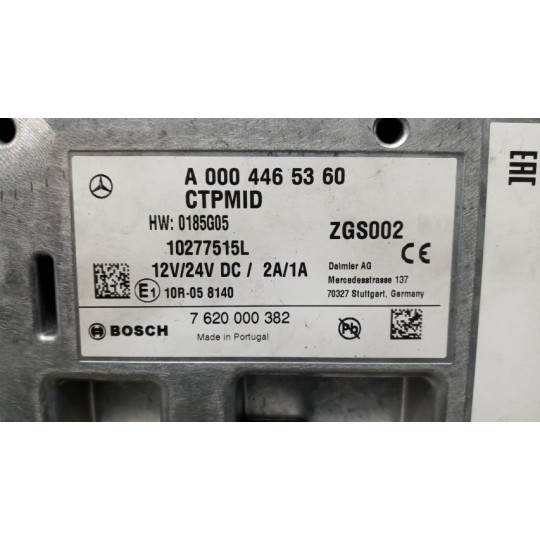 VARIOUS CONTROL UNITS E  MERCEDES-BENZ truck Actros euro 6 2014>2021 used