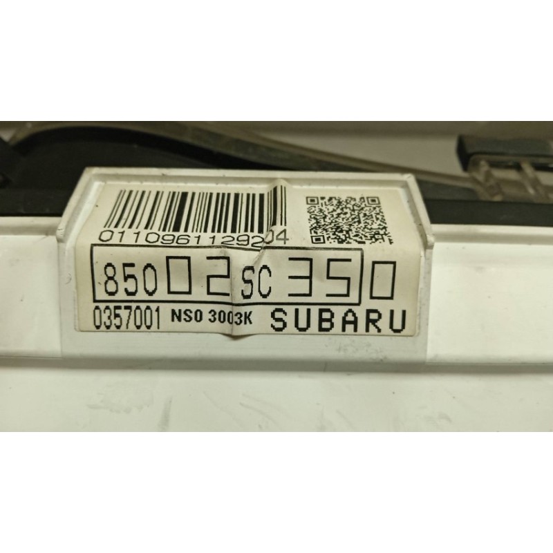 SUBARU QUADRO STRUMENTI SUBARU Forester 2008>2011 usato